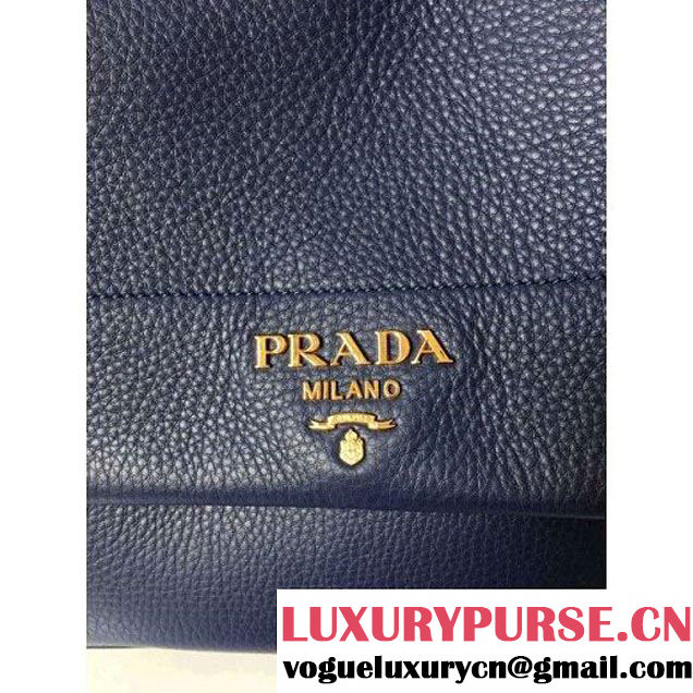 Prada 1BD052 Grained Calf Leather Top Handle Bag 2016 (2A016-6080406 )
