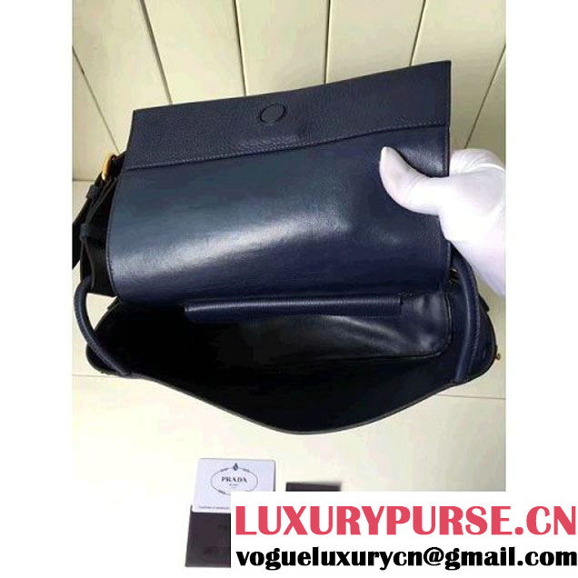 Prada 1BD052 Grained Calf Leather Top Handle Bag 2016 (2A016-6080406 )