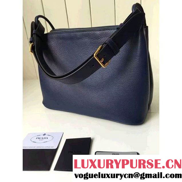 Prada 1BD052 Grained Calf Leather Top Handle Bag 2016 (2A016-6080406 )