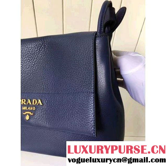 Prada 1BD052 Grained Calf Leather Top Handle Bag 2016 (2A016-6080406 )
