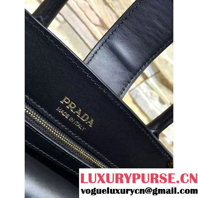 Prada Black Buckled Top Handle Tote Bag Red/Black- Fall 2016 (OZZ-6080801 )