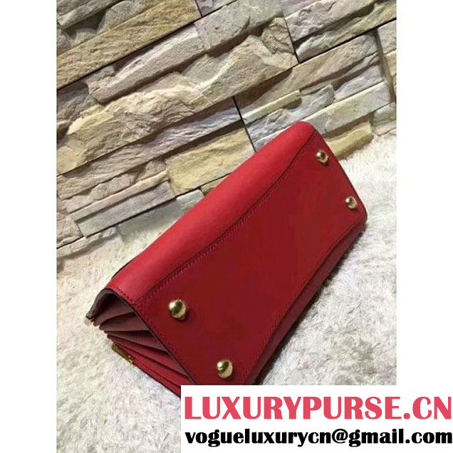 Prada Black Buckled Top Handle Tote Bag Red/Black- Fall 2016 (OZZ-6080801 )