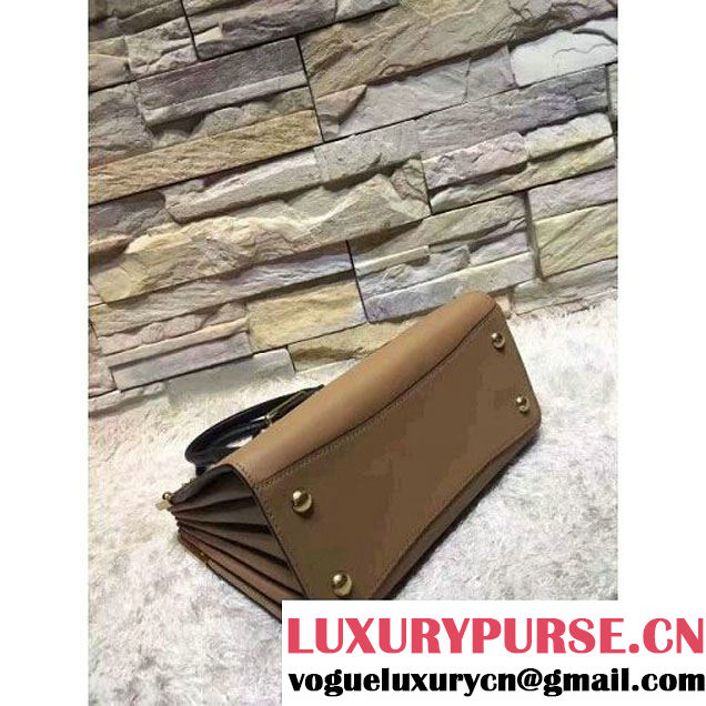 Prada Black Buckled Top Handle Tote Bag Beige/Black - Fall 2016 (OZZ-6080802 )