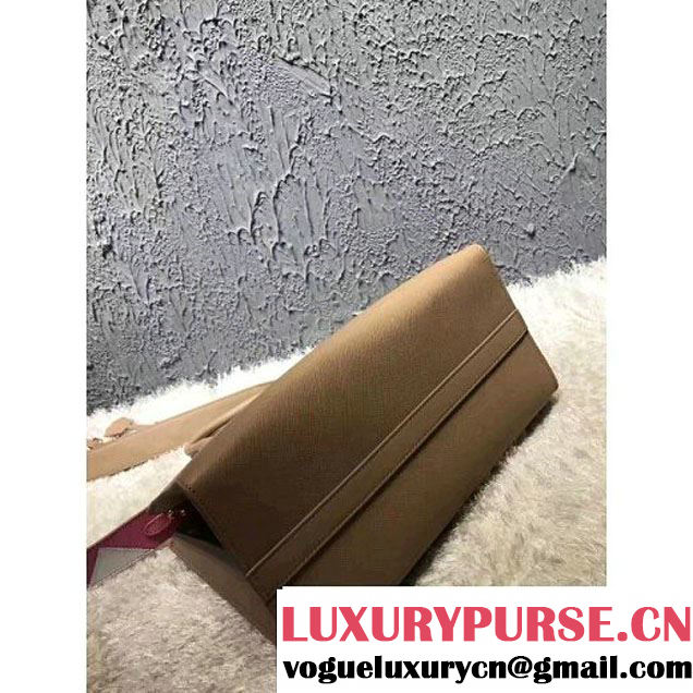 Prada Saffiano Calf Leather Paradigme Bag 1BA102 Beige 2017 (OZZ-7010303 )