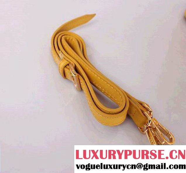 Prada Saffiano Leather Tote Bag PR0838 Yellow  