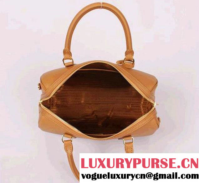 PRADA Saffiano Leather Two Handle Bag PR0823 Apricot  