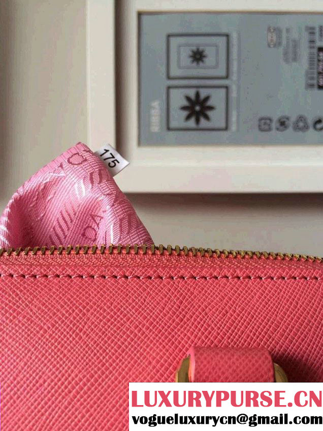 Prada Saffiano Leather Top Handle Tote Bag BN0838/BN0837/BN0812 Peach
