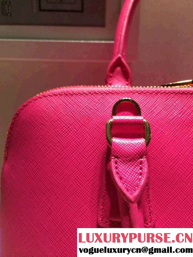 Prada Saffiano Leather Top Handle Tote Bag BN0838/BN0837/BN0812 Fuchsia