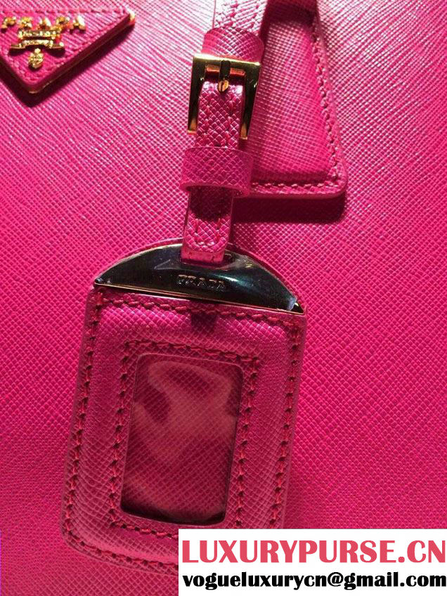 Prada Saffiano Leather Top Handle Tote Bag BN0838/BN0837/BN0812 Fuchsia