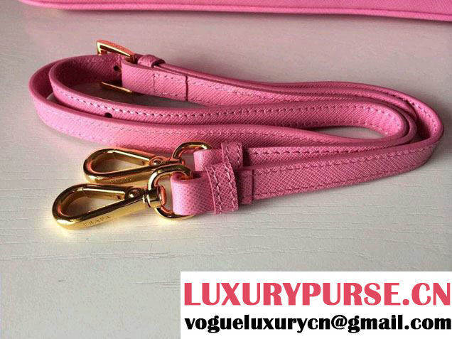 Prada Saffiano Leather Top Handle Tote Bag BN0838/BN0837/BN0812 Cherry Pink
