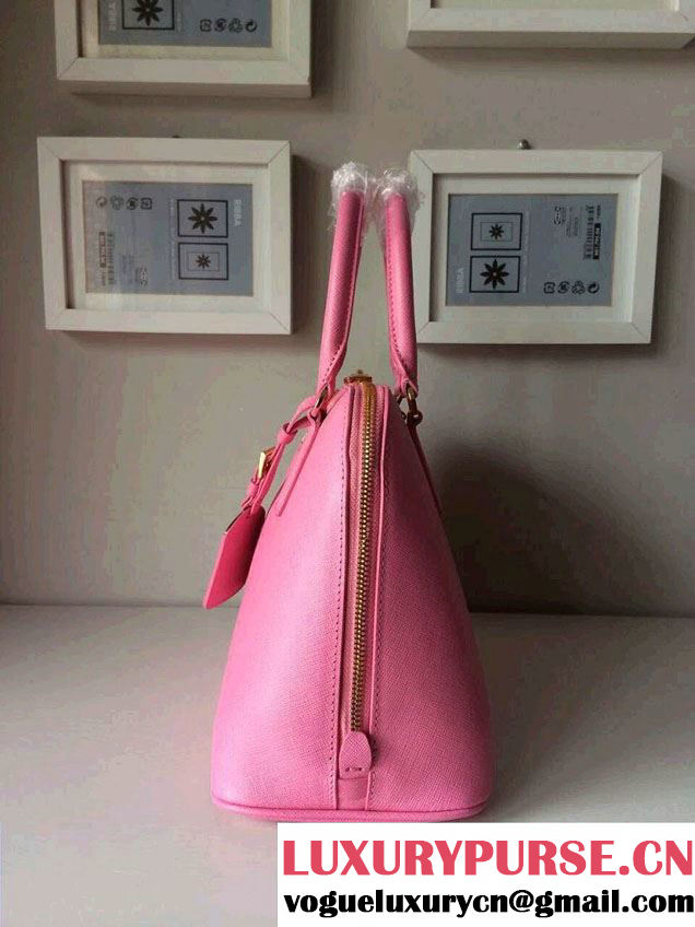 Prada Saffiano Leather Top Handle Tote Bag BN0838/BN0837/BN0812 Cherry Pink