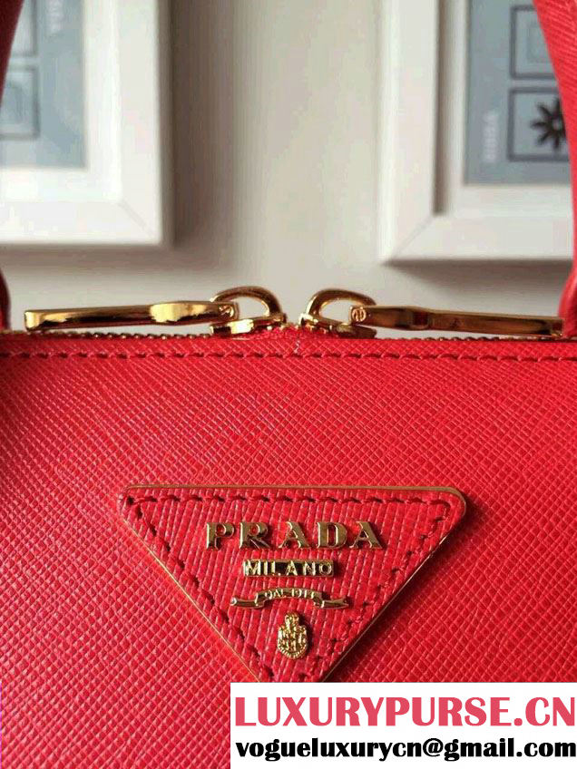 Prada Saffiano Leather Top Handle Tote Bag BN0838/BN0837/BN0812 Red