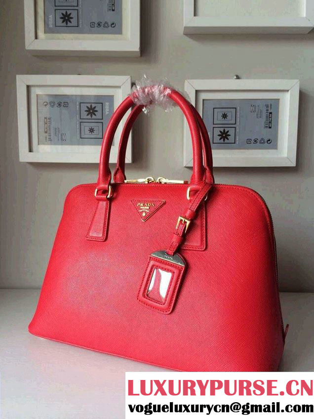 Prada Saffiano Leather Top Handle Tote Bag BN0838/BN0837/BN0812 Red