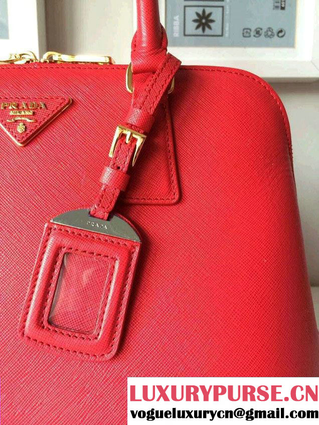 Prada Saffiano Leather Top Handle Tote Bag BN0838/BN0837/BN0812 Red