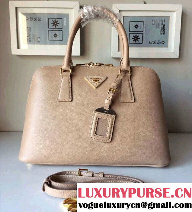 Prada Saffiano Leather Top Handle Tote Bag BN0838/BN0837/BN0812 Beige