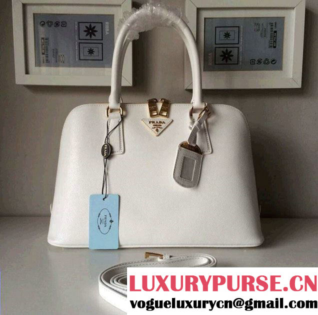 Prada Saffiano Leather Top Handle Tote Bag BN0838/BN0837/BN0812 White