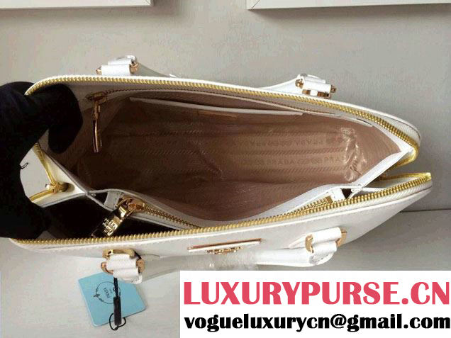 Prada Saffiano Leather Top Handle Tote Bag BN0838/BN0837/BN0812 White