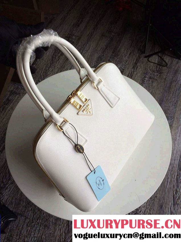 Prada Saffiano Leather Top Handle Tote Bag BN0838/BN0837/BN0812 White