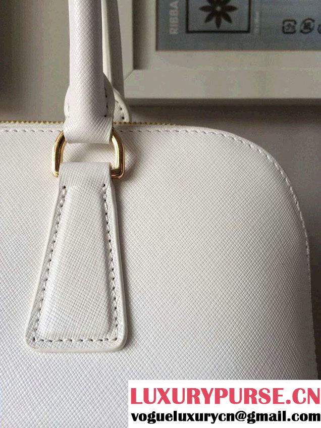 Prada Saffiano Leather Top Handle Tote Bag BN0838/BN0837/BN0812 White