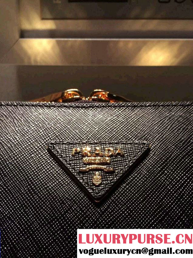 Prada Saffiano Leather Top Handle Tote Bag BN0838/BN0837/BN0812 Black