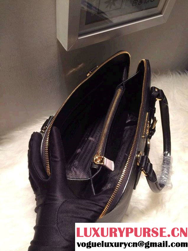 Prada Saffiano Leather Top Handle Tote Bag BN0838/BN0837/BN0812 Black