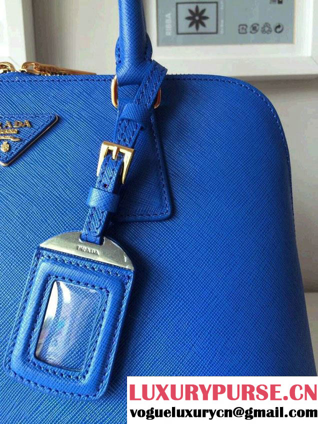 Prada Saffiano Leather Top Handle Tote Bag BN0838/BN0837/BN0812 Blue