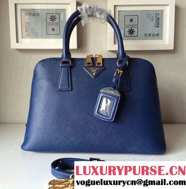 Prada Saffiano Leather Top Handle Tote Bag BN0838/BN0837/BN0812 Royal Blue