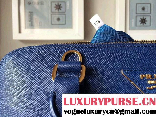 Prada Saffiano Leather Top Handle Tote Bag BN0838/BN0837/BN0812 Royal Blue