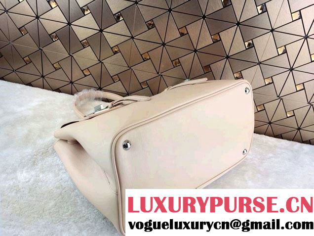 Prada Saffiano Cuir Leather Briefcase Flap Bag BN2789 Clay Grey Fall 2014