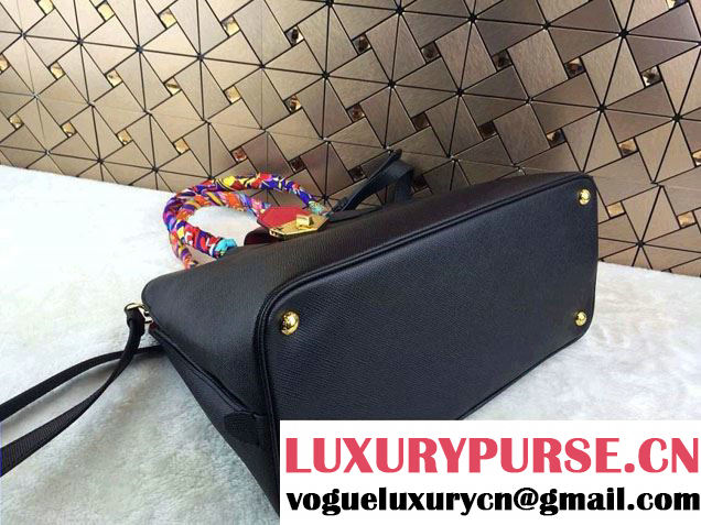 Prada BN2755 Saffiano Cuir Leather Tote Bag Black 2014