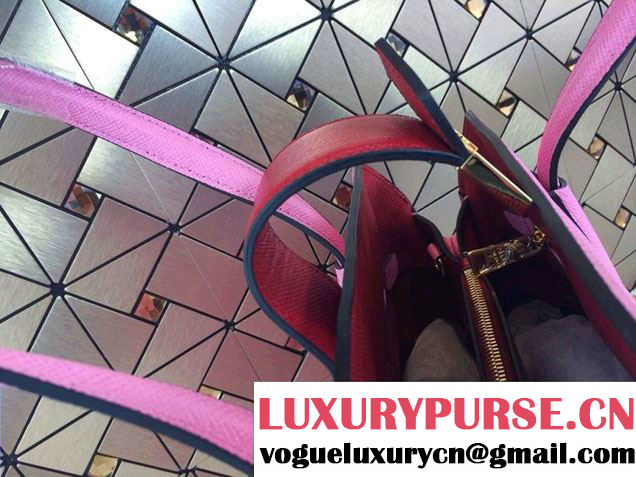 Prada BN2755 Saffiano Cuir Leather Tote Bag Pink 2014