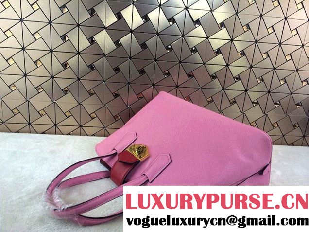 Prada BN2755 Saffiano Cuir Leather Tote Bag Pink 2014