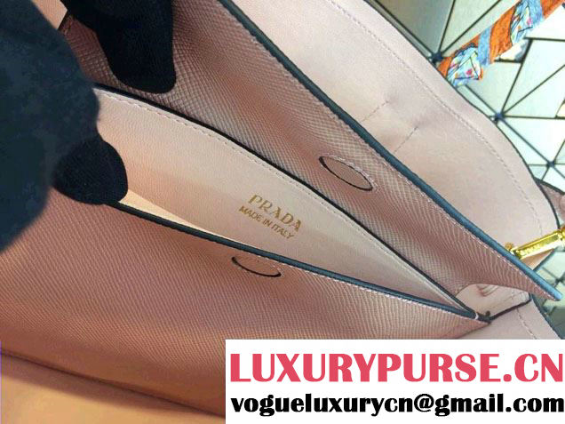 Prada Saffiano Cuir Leather Tote Bag B2756T Clay Grey 2014
