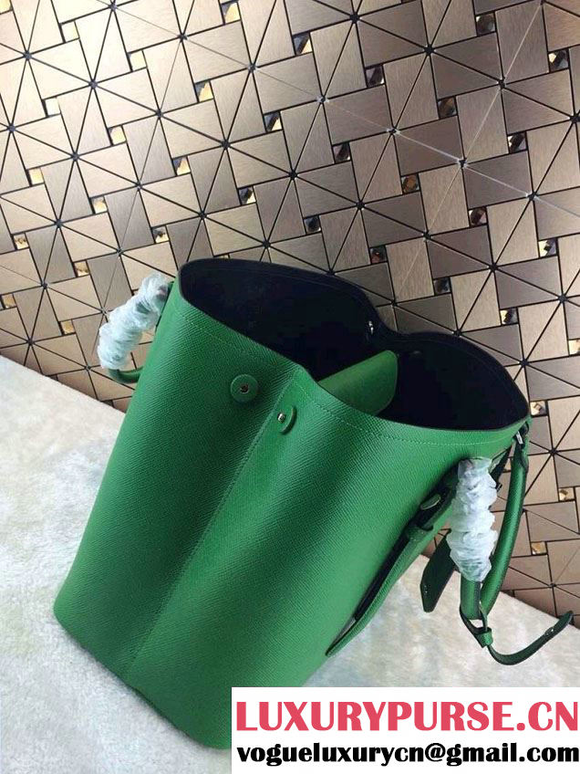 Prada Saffiano Cuir Leather Tote Bag BN2820 Green 2014