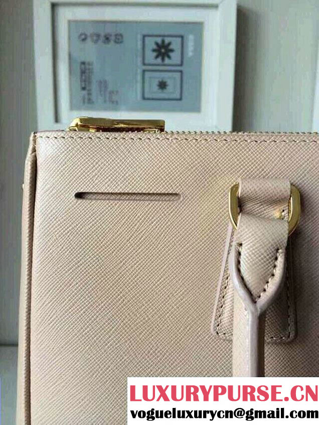 Prada Saffiano Cuir Leather Tote Bag BN2361/BN1801/BN2274 Beige
