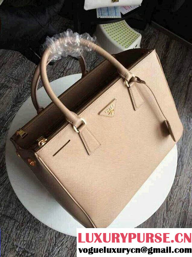 Prada Saffiano Cuir Leather Tote Bag BN2361/BN1801/BN2274 Beige