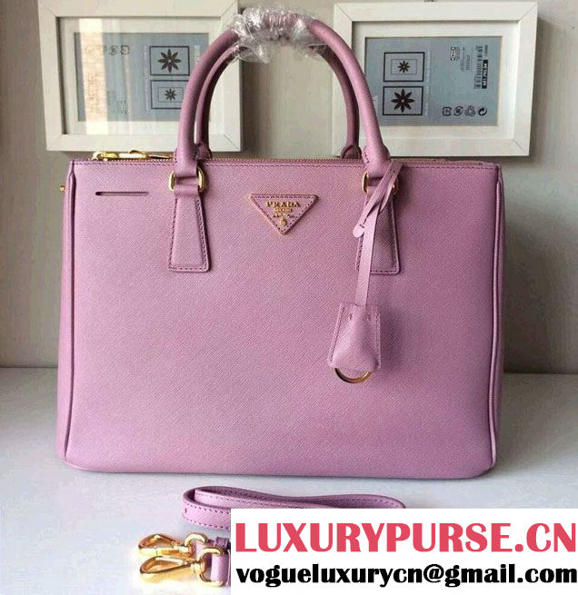 Prada Saffiano Cuir Leather Tote Bag BN2361/BN1801/BN2274 Lilac