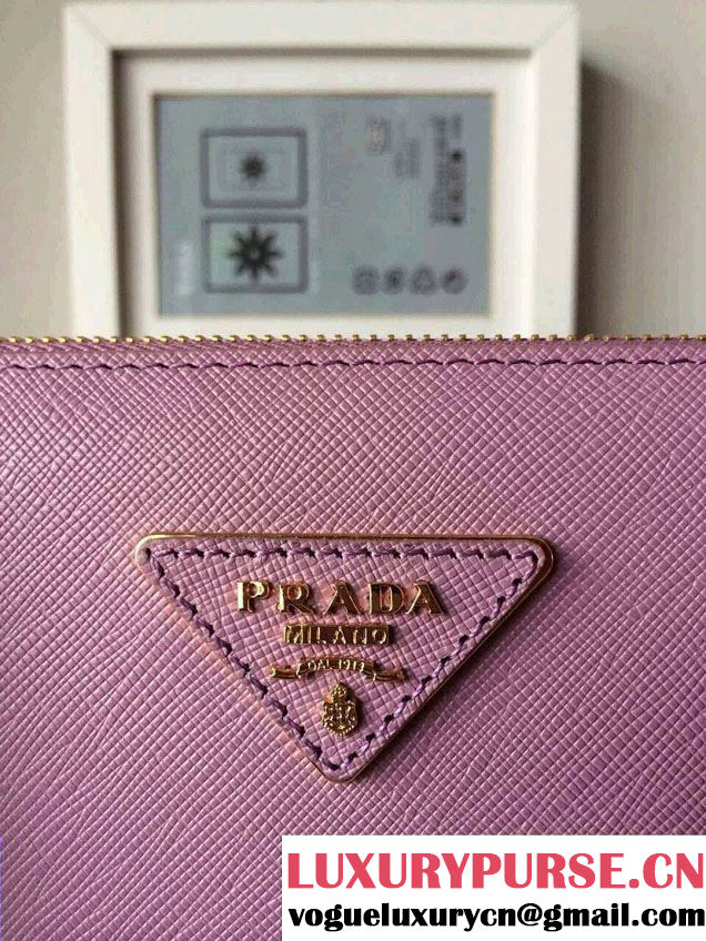 Prada Saffiano Cuir Leather Tote Bag BN2361/BN1801/BN2274 Lilac