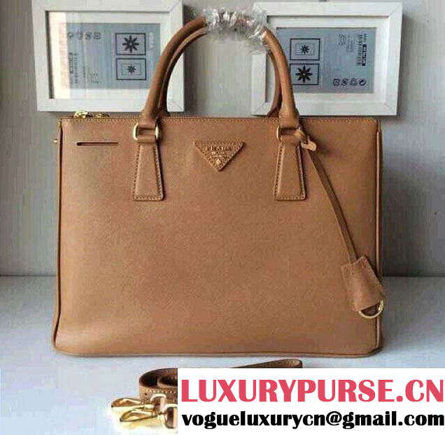 Prada Saffiano Cuir Leather Tote Bag BN2361/BN1801/BN2274 Khaki