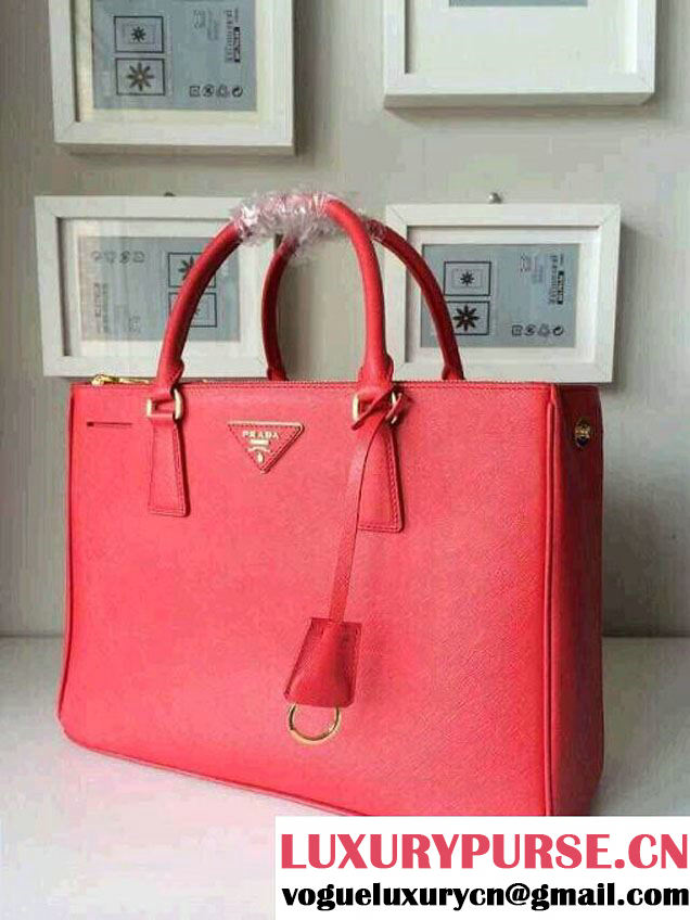 Prada Saffiano Cuir Leather Tote Bag BN2361/BN1801/BN2274 Red