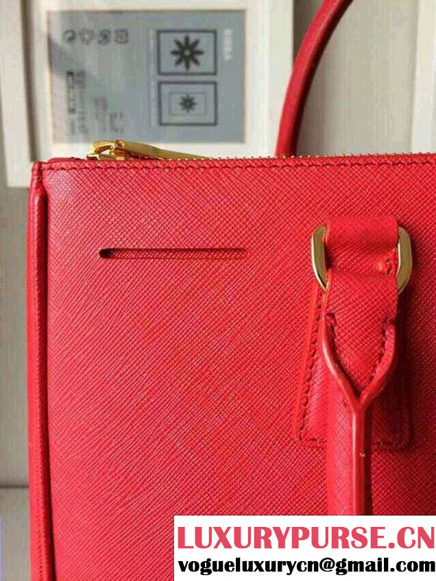 Prada Saffiano Cuir Leather Tote Bag BN2361/BN1801/BN2274 Red
