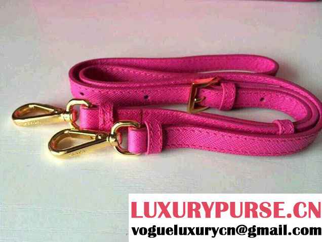 Prada Saffiano Cuir Leather Tote Bag BN2361/BN1801/BN2274 Fuchsia