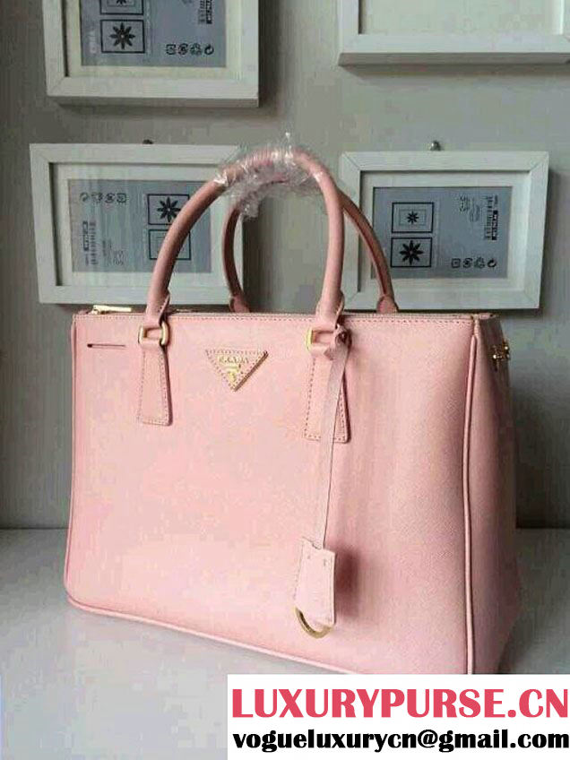 Prada Saffiano Cuir Leather Tote Bag BN2361/BN1801/BN2274 Nude Pink