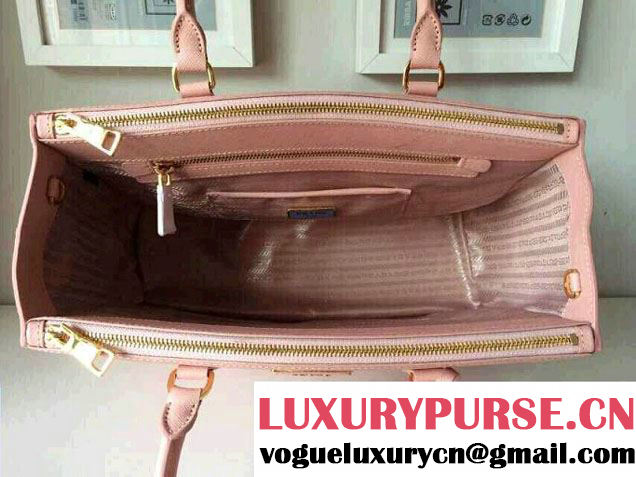 Prada Saffiano Cuir Leather Tote Bag BN2361/BN1801/BN2274 Nude Pink