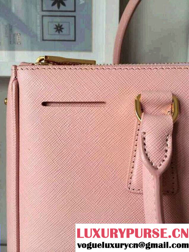 Prada Saffiano Cuir Leather Tote Bag BN2361/BN1801/BN2274 Nude Pink