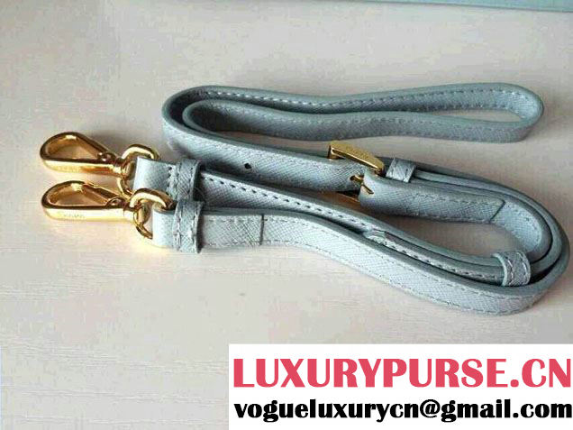 Prada Saffiano Cuir Leather Tote Bag BN2361/BN1801/BN2274 Lake Blue