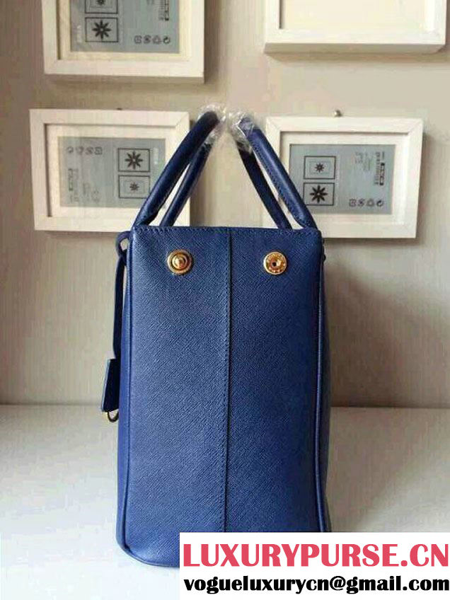 Prada Saffiano Cuir Leather Tote Bag BN2361/BN1801/BN2274 Royal Blue