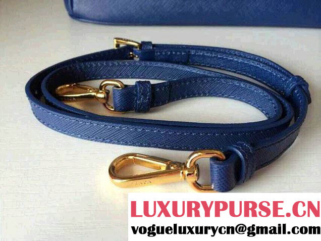 Prada Saffiano Cuir Leather Tote Bag BN2361/BN1801/BN2274 Royal Blue