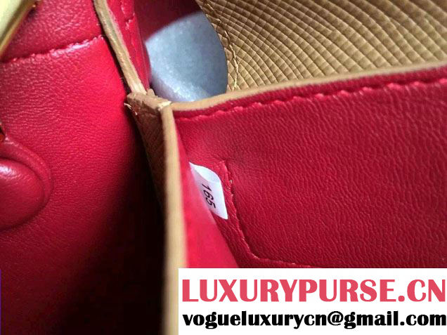 Prada Saffiano Cuir Leather Tote Small Bag BN2775 Camel 2015