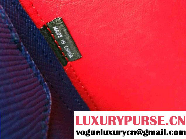 Prada Saffiano Cuir Leather Tote Small Bag BN2775 Royal Blue 2015